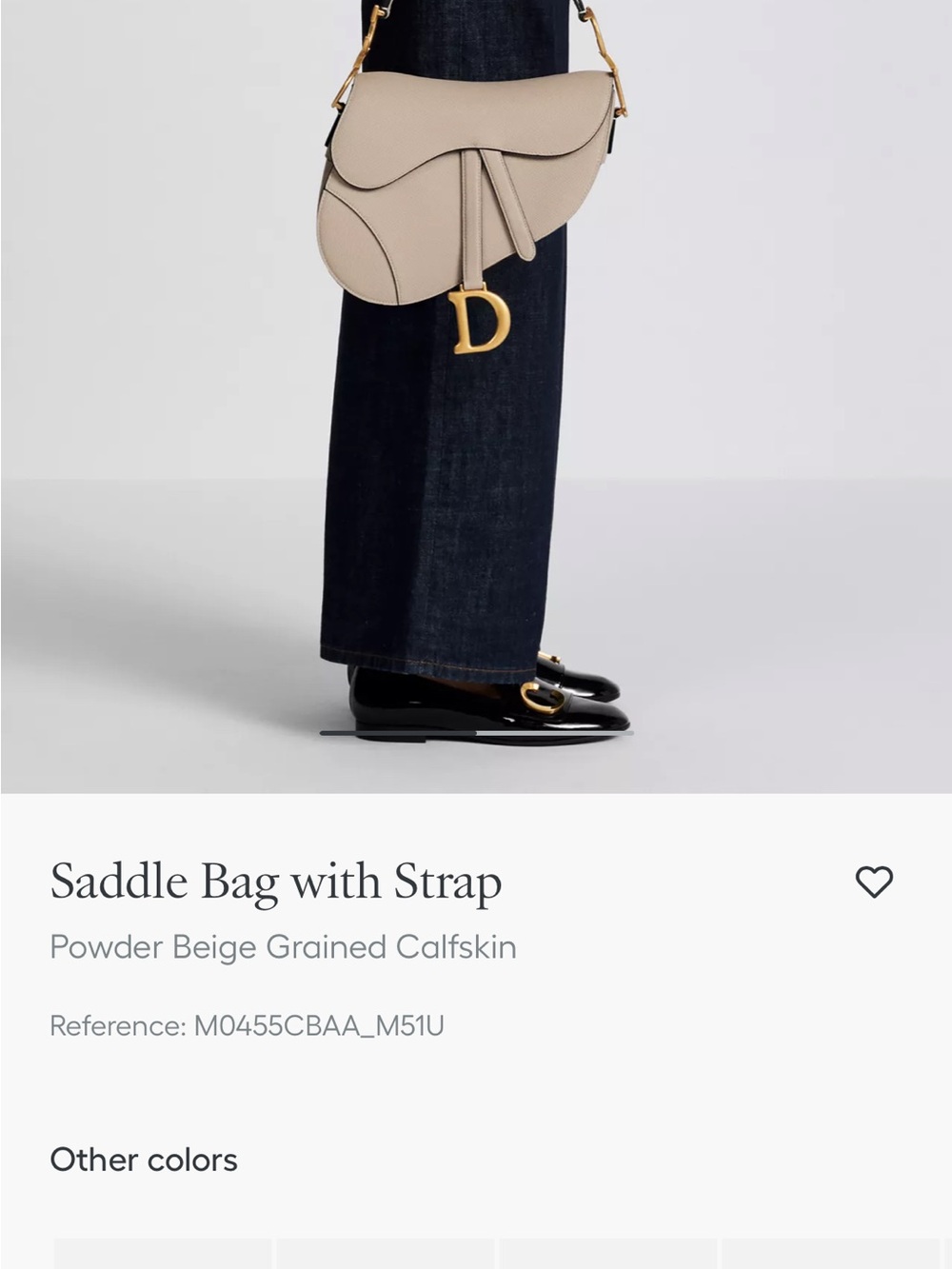 Dior Saddle Bag in Powder Beige with Gold Hardware - Picture 2 of 16